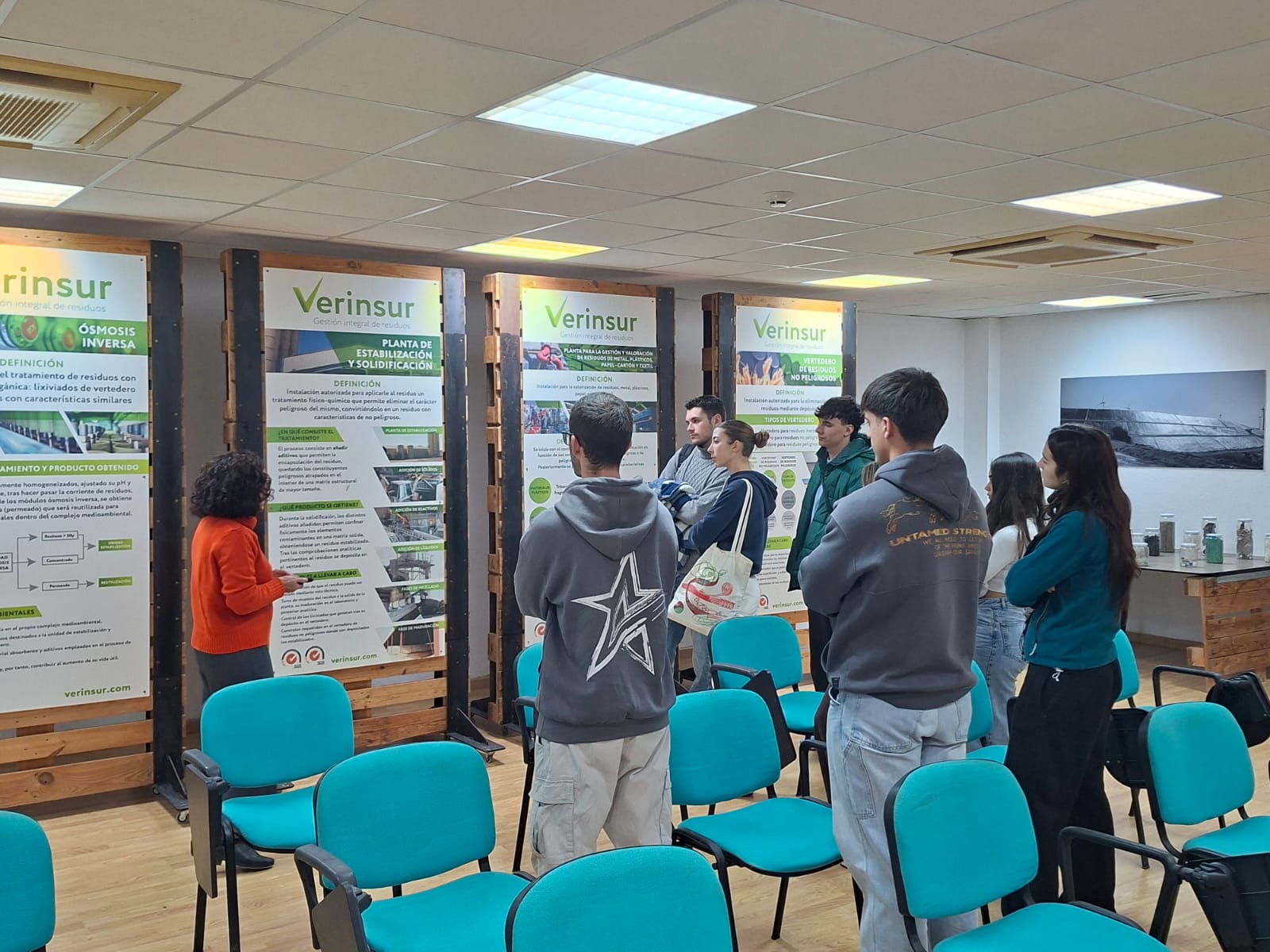 VERINSUR COLABORA EN LA FORMACIÓN PRÁCTICA DE LOS ALUMNOS DE CIENCIAS AMBIENTALES DE LA UNIVERSIDAD DE CÁDIZ